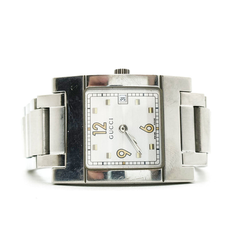 Gucci Watch 24Mm Women's Whites X Silver