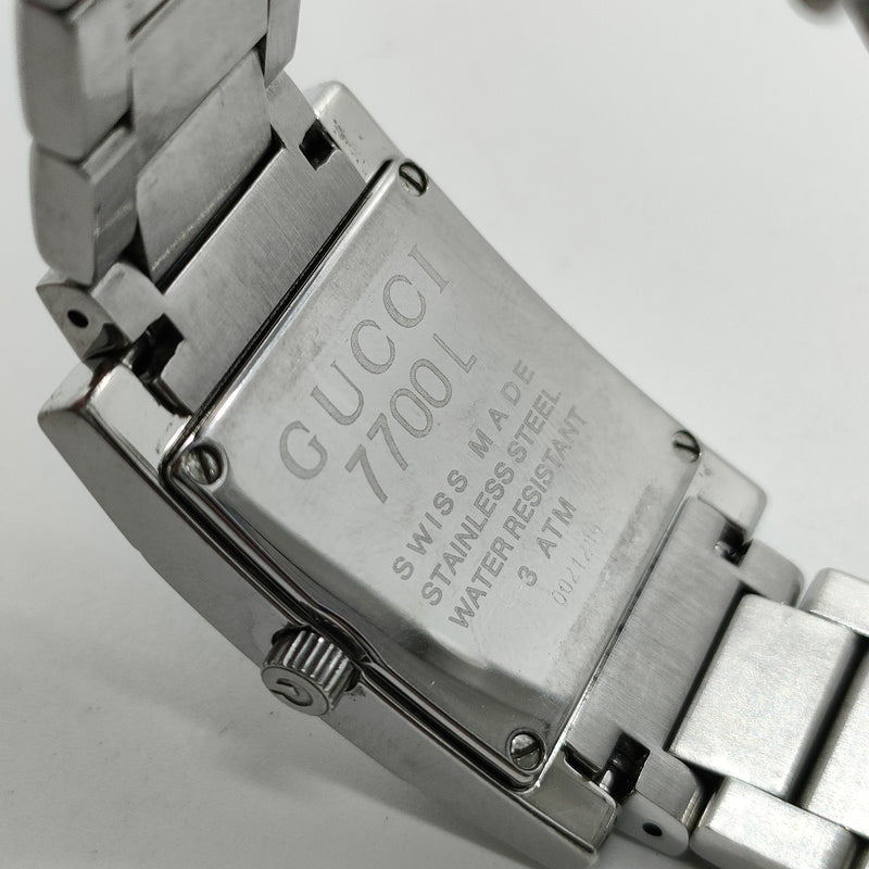 Gucci Watch 24Mm Women's Whites X Silver