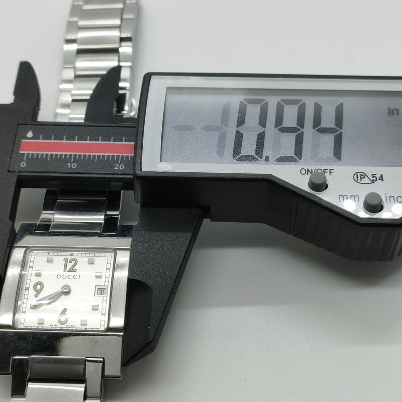 Gucci Watch 24Mm Women's Whites X Silver