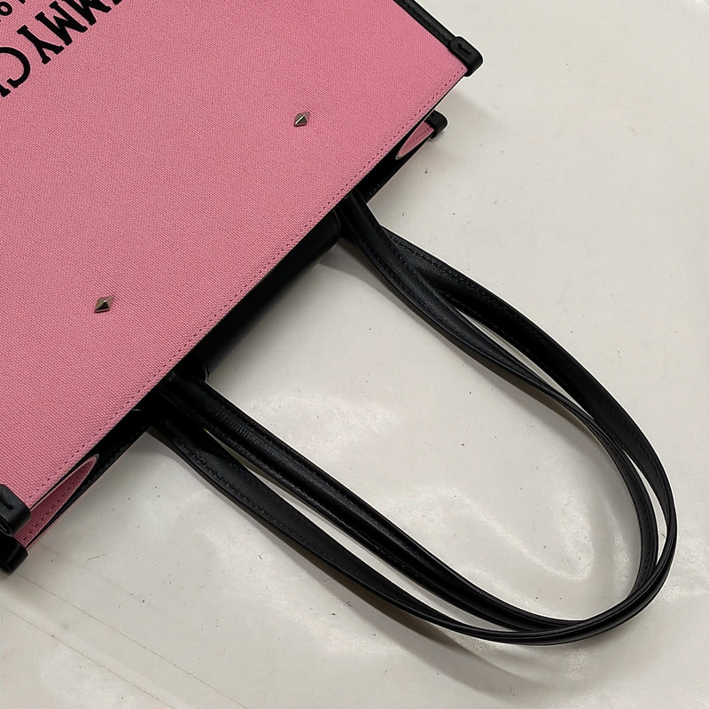 Jimmy Choo Tote Bag Pink Leather