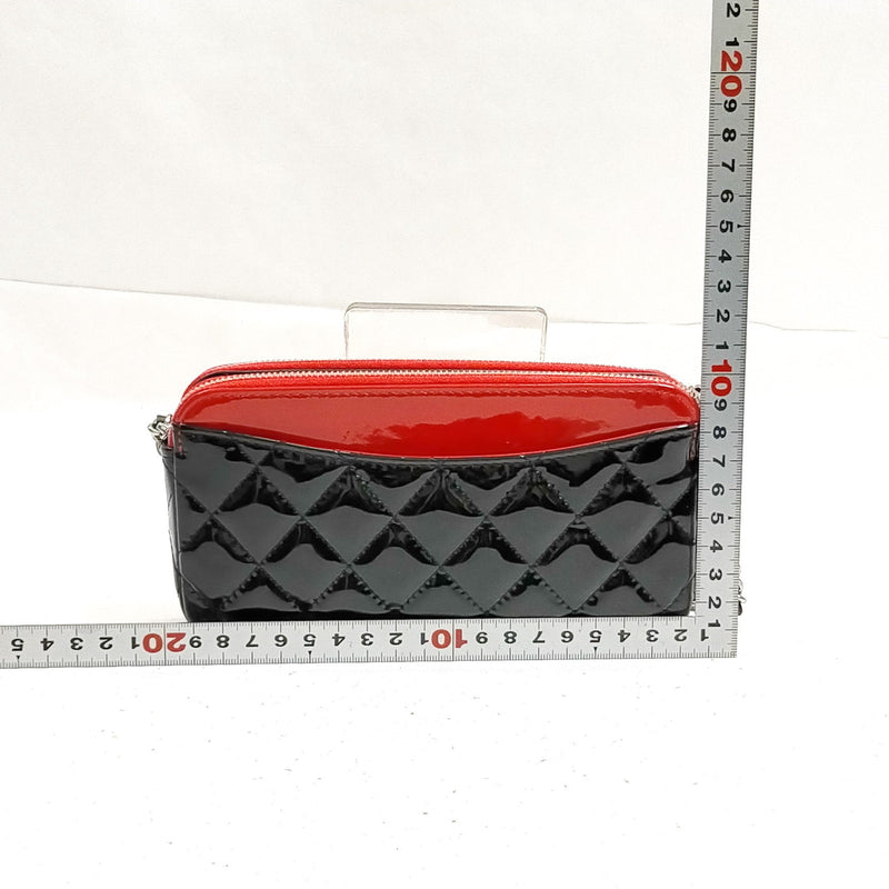 Chanel Shoulder Bag Red Enamel