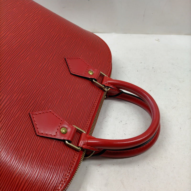 Louis Vuitton Lv Hand Bag Alma Red Epi