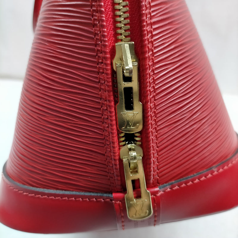 Louis Vuitton Lv Hand Bag Alma Red Epi