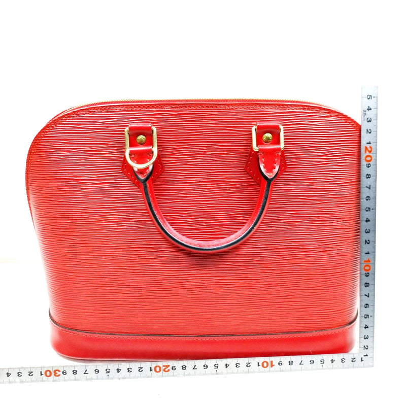 Louis Vuitton Lv Hand Bag Alma Red Epi