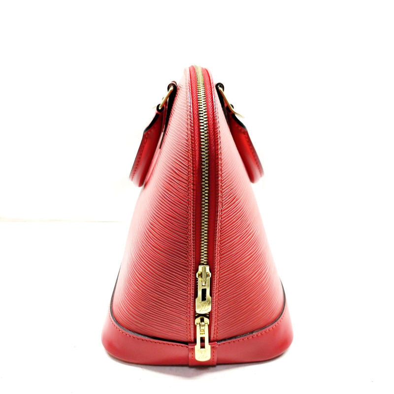 Louis Vuitton Lv Hand Bag Alma Red Epi