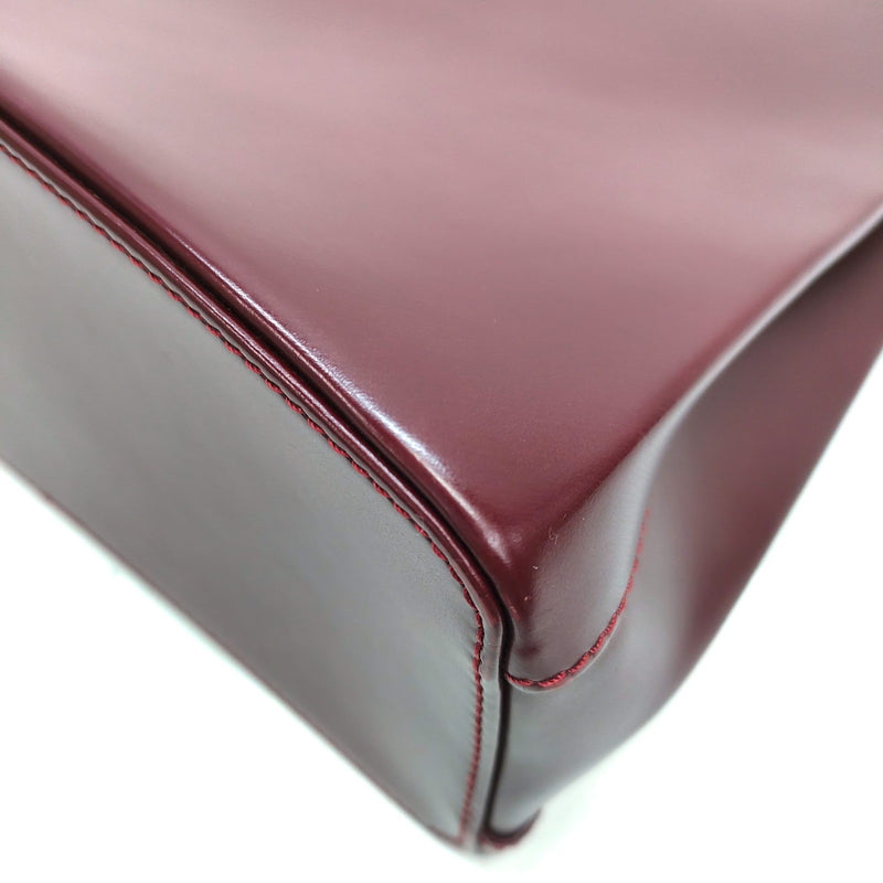 Cartier Hand Bag Bordeaux Leather