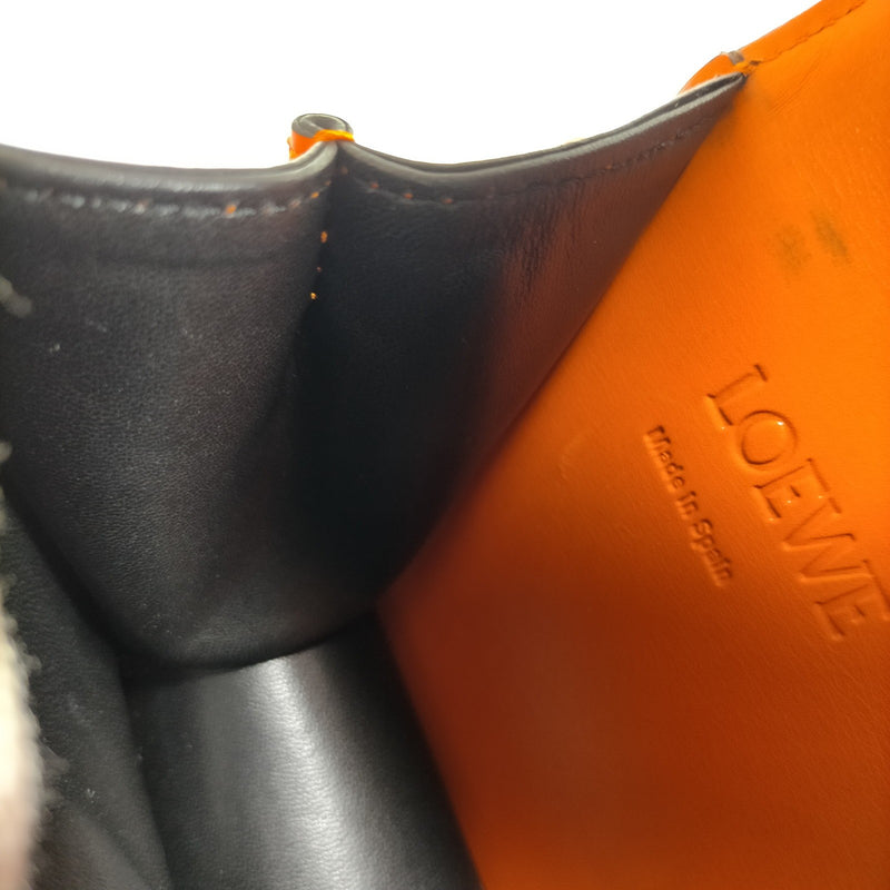 Loewe Shoulder Bag Orange Leather