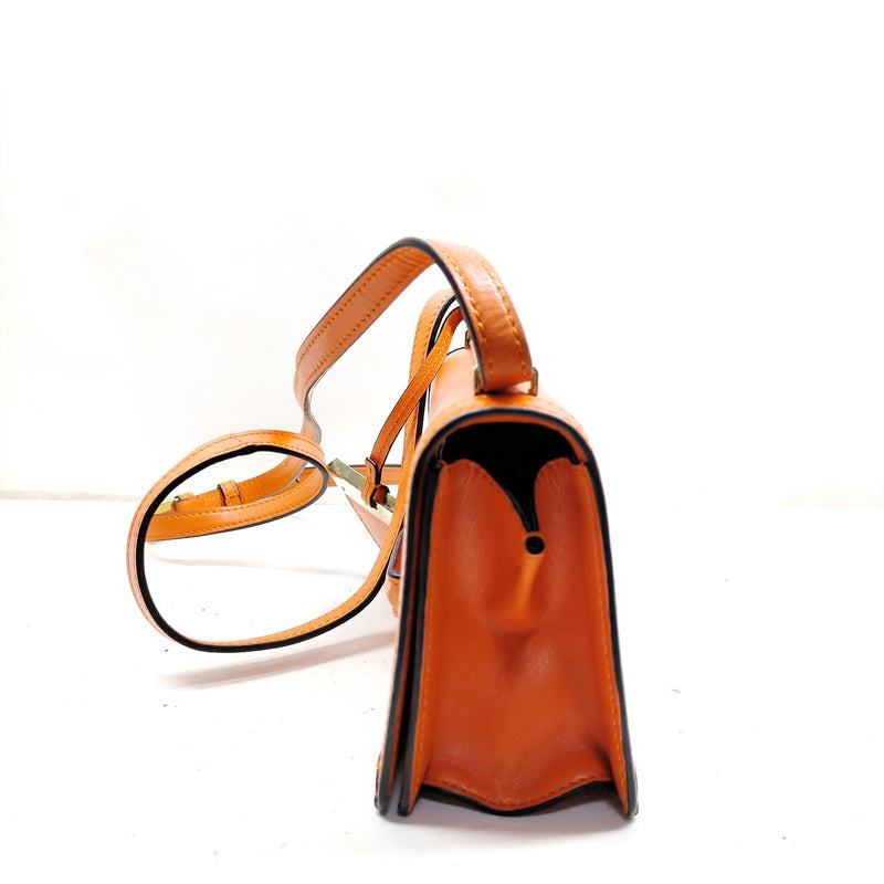 Loewe Shoulder Bag Orange Leather