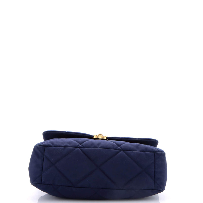 Chanel 19 Flap Bag Quilted Canvas Maxi