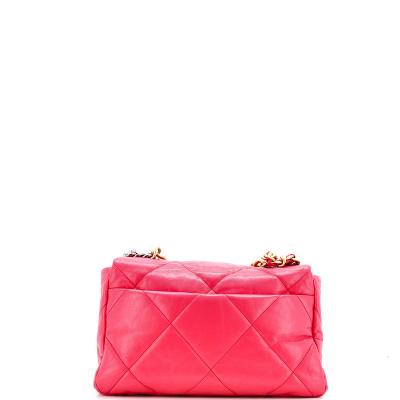 Chanel 19 Flap Bag Quilted Leather Large