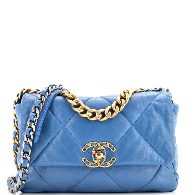 Chanel 19 Flap Bag Quilted Leather