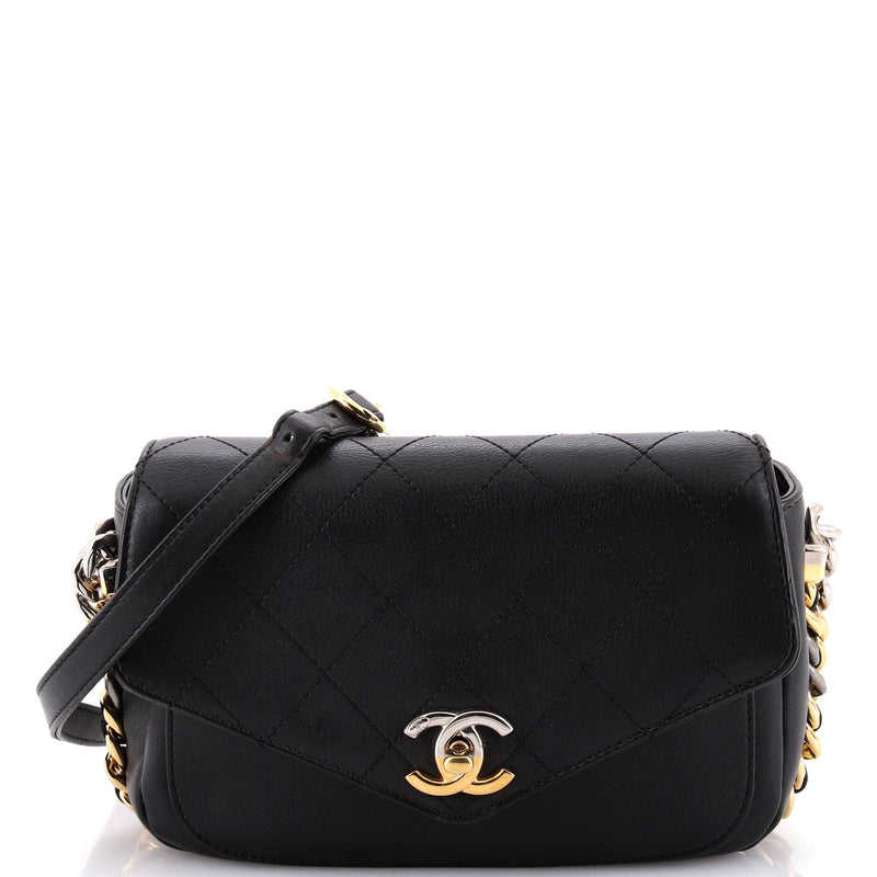 Chanel Two Tone Envelope Flap Bag