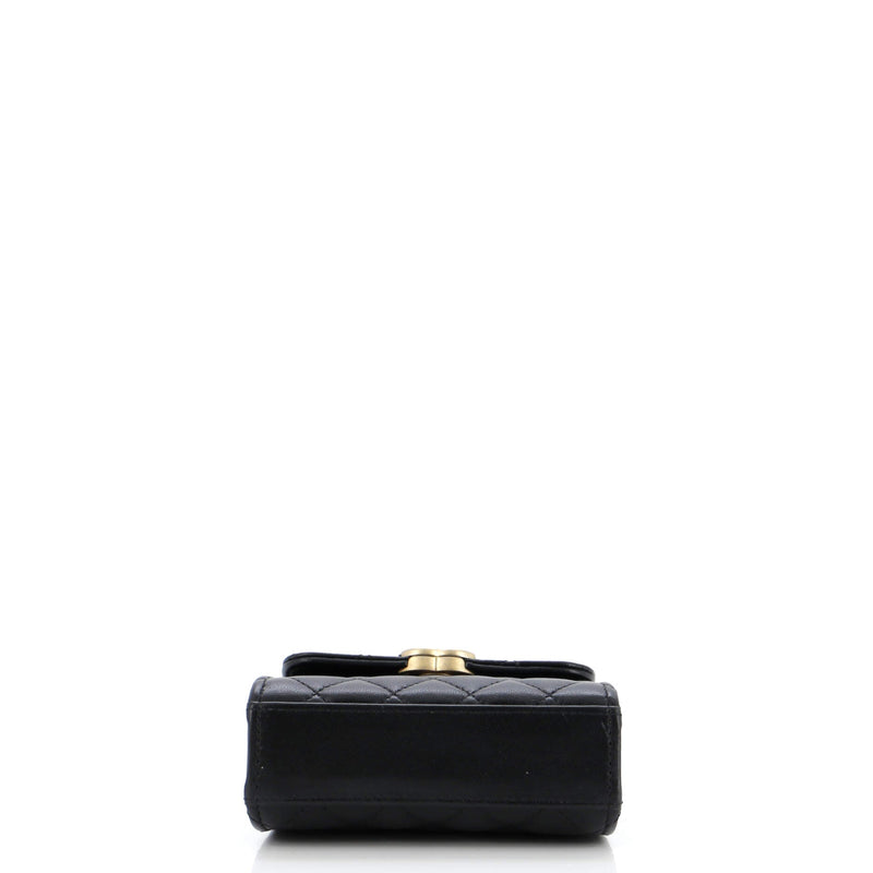 Chanel Coco Enamel Top Handle Flap