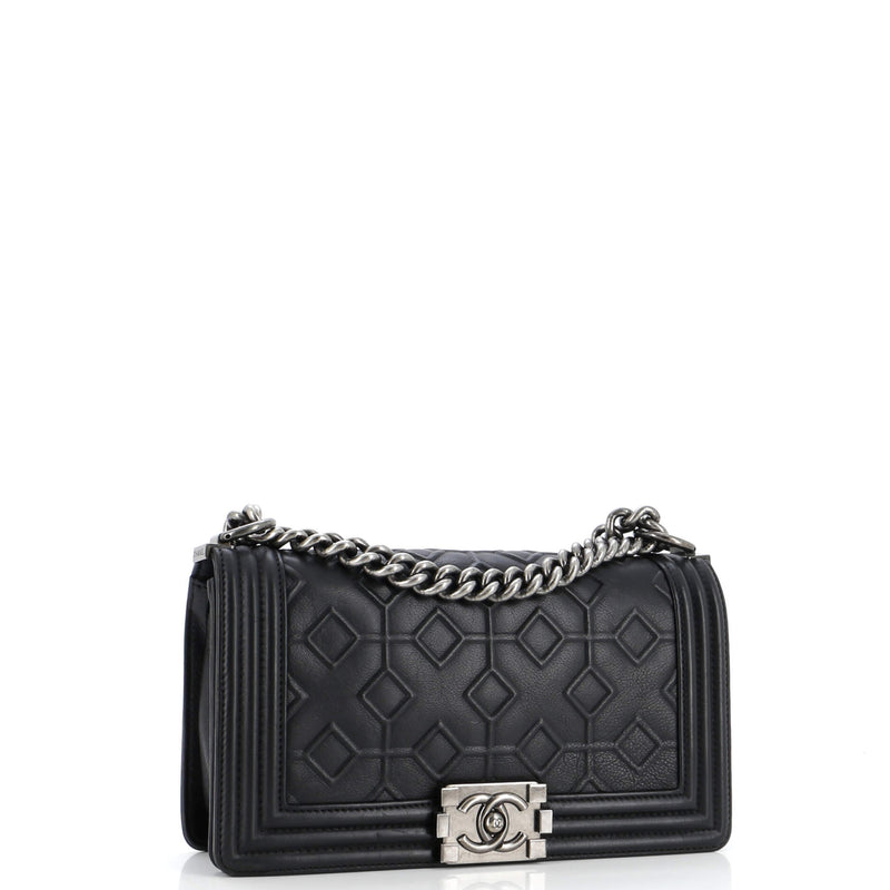 Chanel Arabesque Boy Flap Bag Embossed