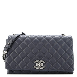 Chanel City Rock Flap Bag Quilted