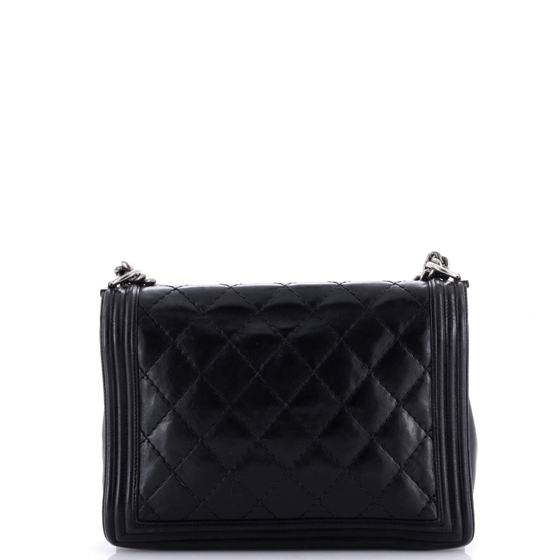 Chanel Boy Flap Bag Quilted Calfskin