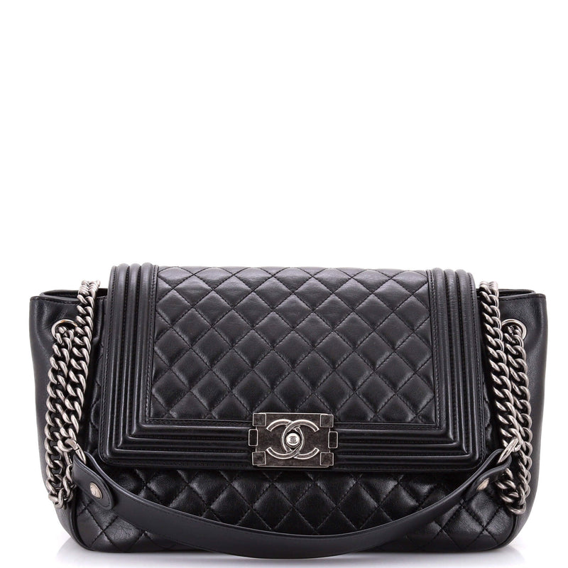 Chanel Boy Accordion Flap Bag Quilted
