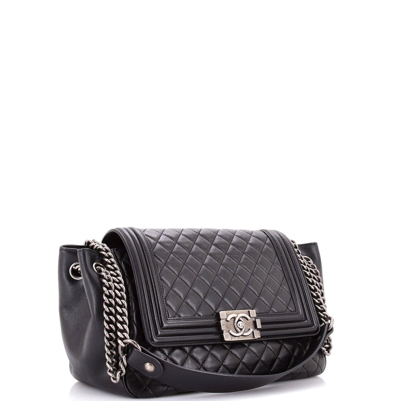 Chanel Boy Accordion Flap Bag Quilted
