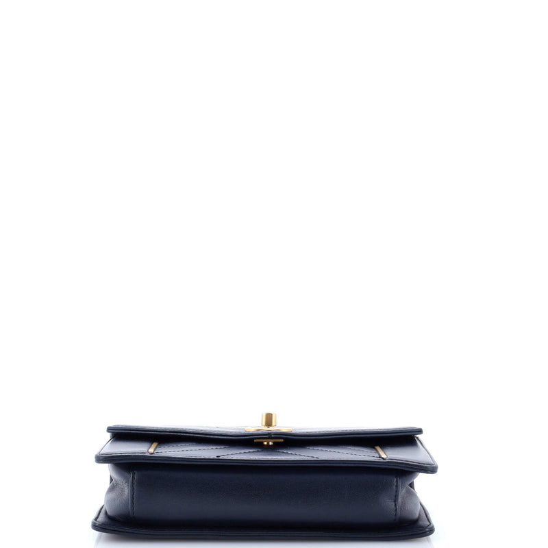 Chanel Reversed Flap Bag Chevron