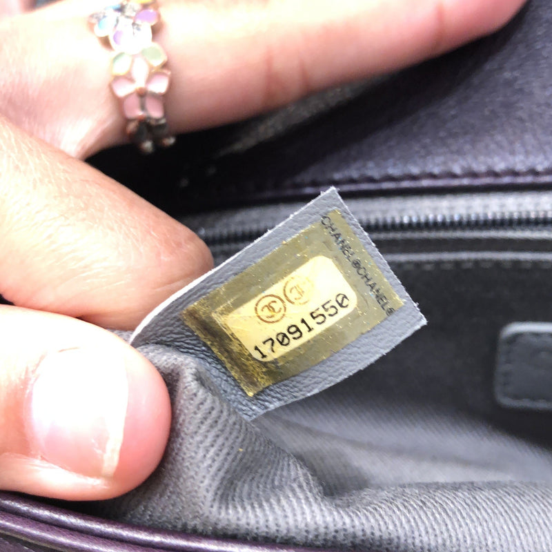 Chanel Arabesque Boy Flap Bag Embossed