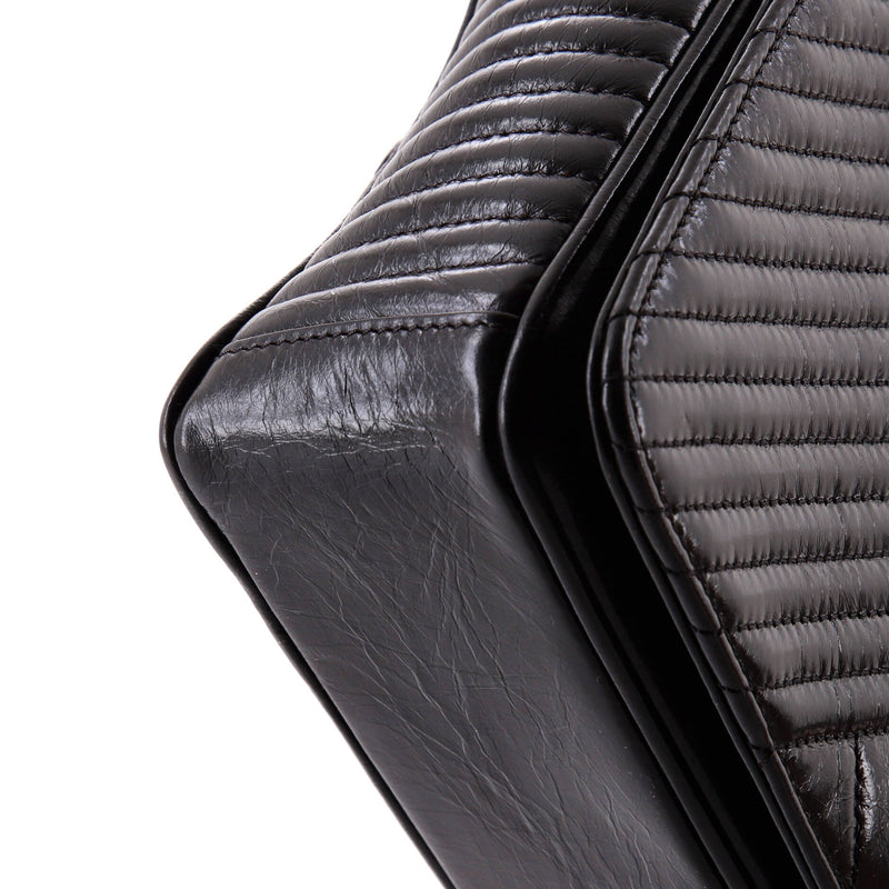 Chanel Coco Boy Flap Bag Quilted Aged