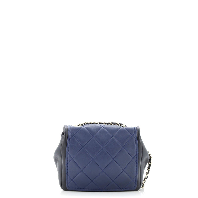Chanel Graphic Flap Bag Quilted Calfskin