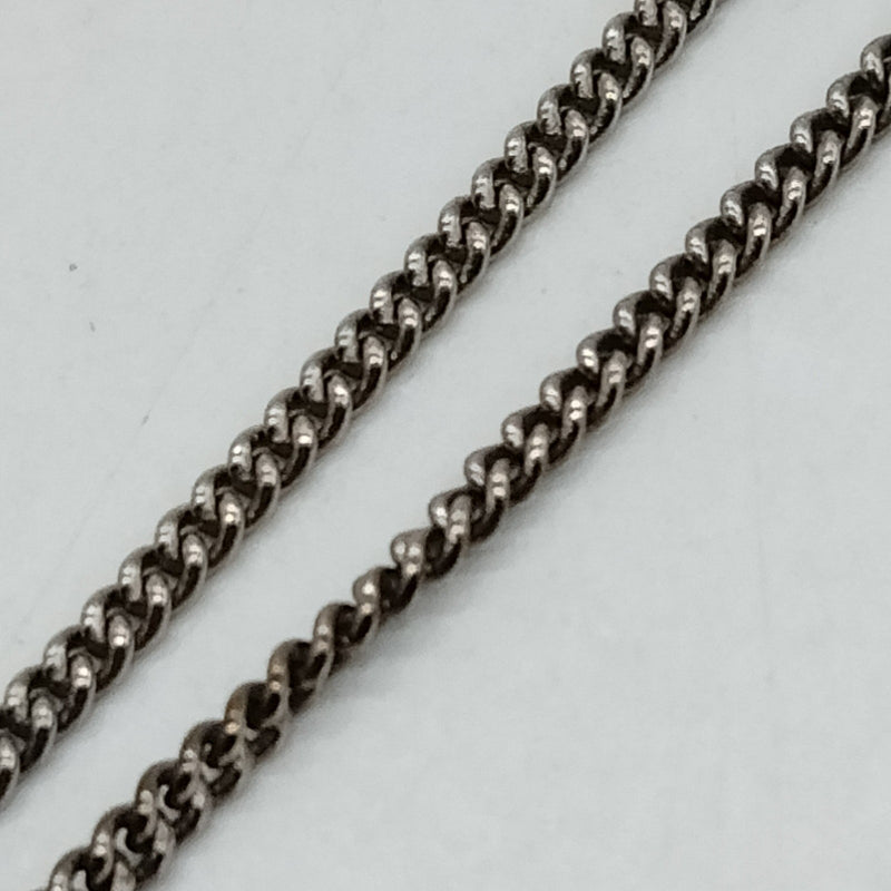 Chanel Pendant Necklace Silver Whites 7