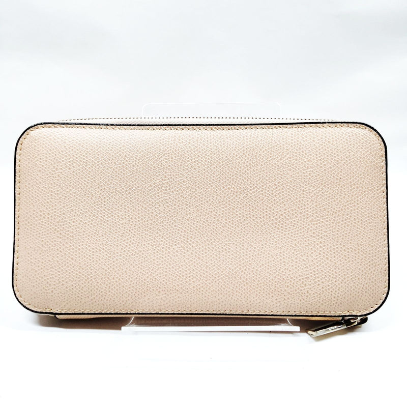 Valextra Long Wallet Beige Leather