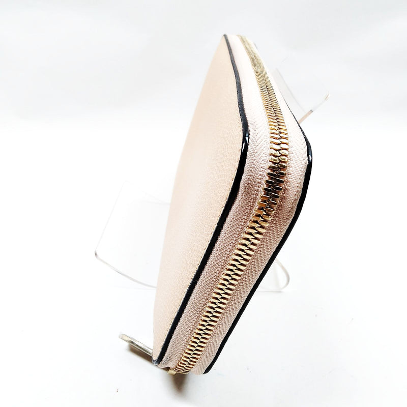 Valextra Long Wallet Beige Leather
