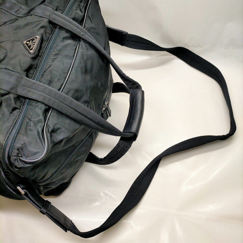 Prada Hand Bag Black Nylon