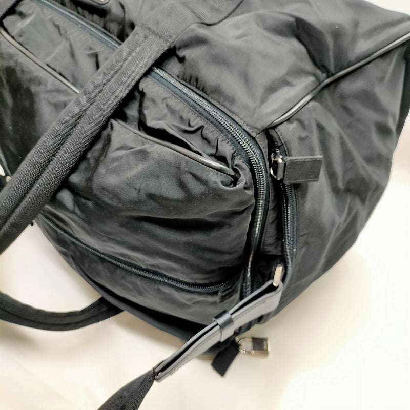 Prada Hand Bag Black Nylon