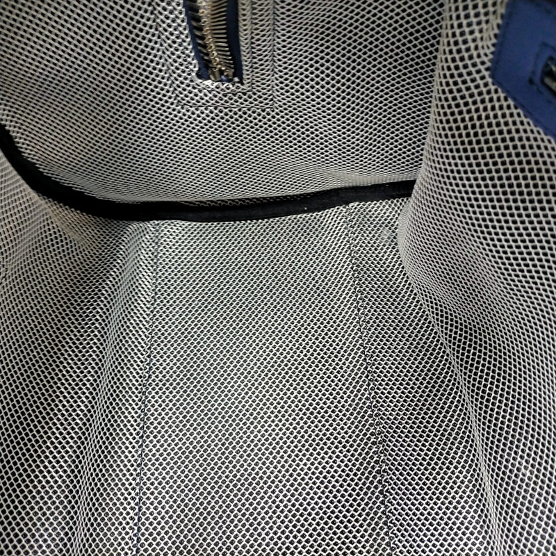 Mcm Crossbody Bag Navy Blue Leather