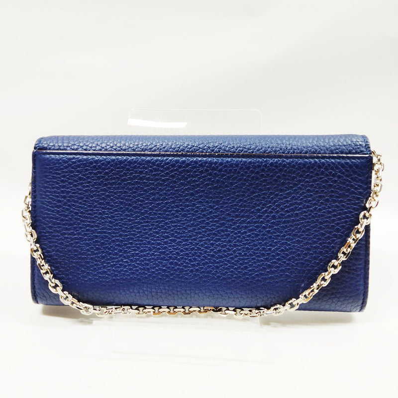 Christian Dior Long Wallet Navy Blue