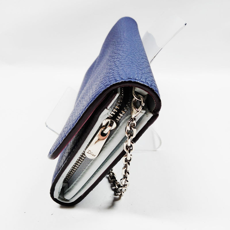 Christian Dior Long Wallet Navy Blue