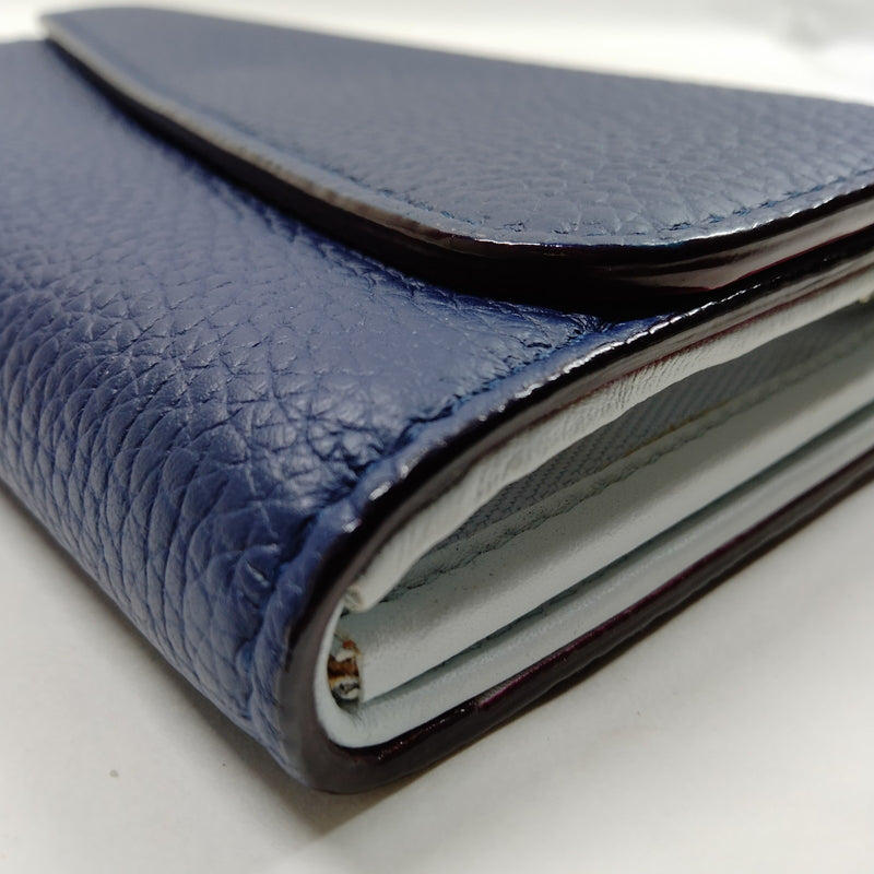 Christian Dior Long Wallet Navy Blue