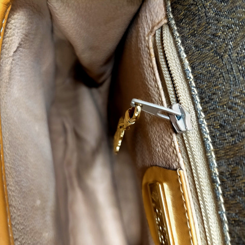 Vintage Gucci Crossbody Bag Brown Canvas