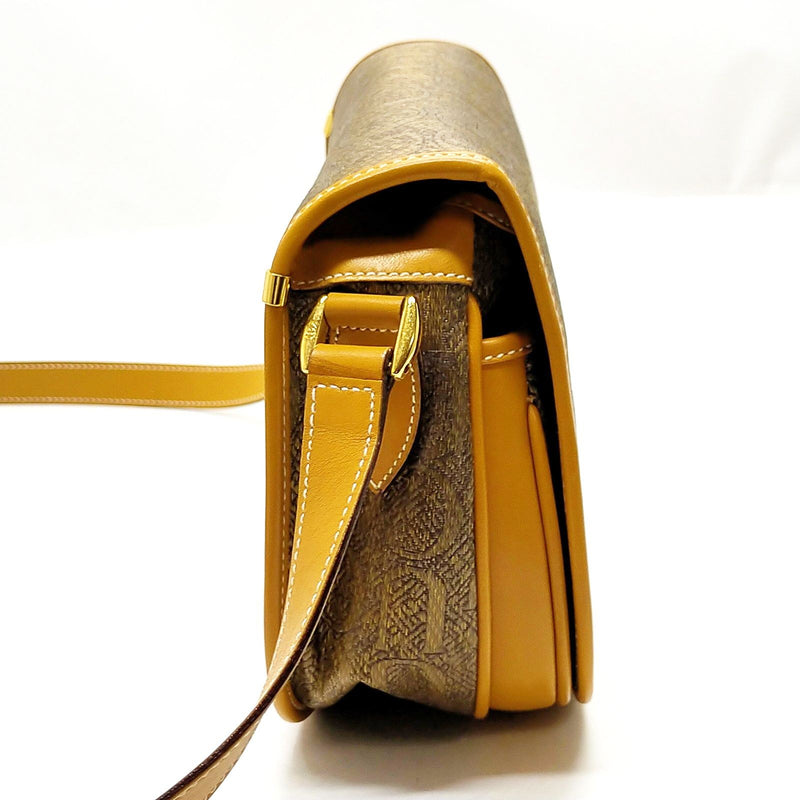 Vintage Gucci Crossbody Bag Brown Canvas