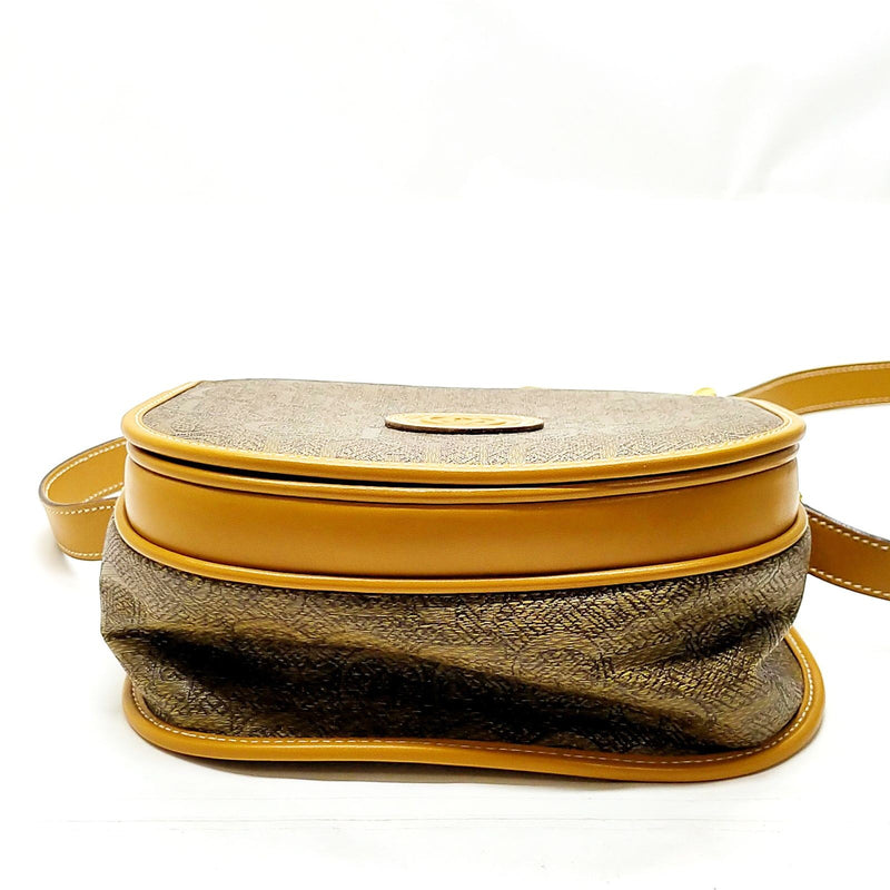 Vintage Gucci Crossbody Bag Brown Canvas