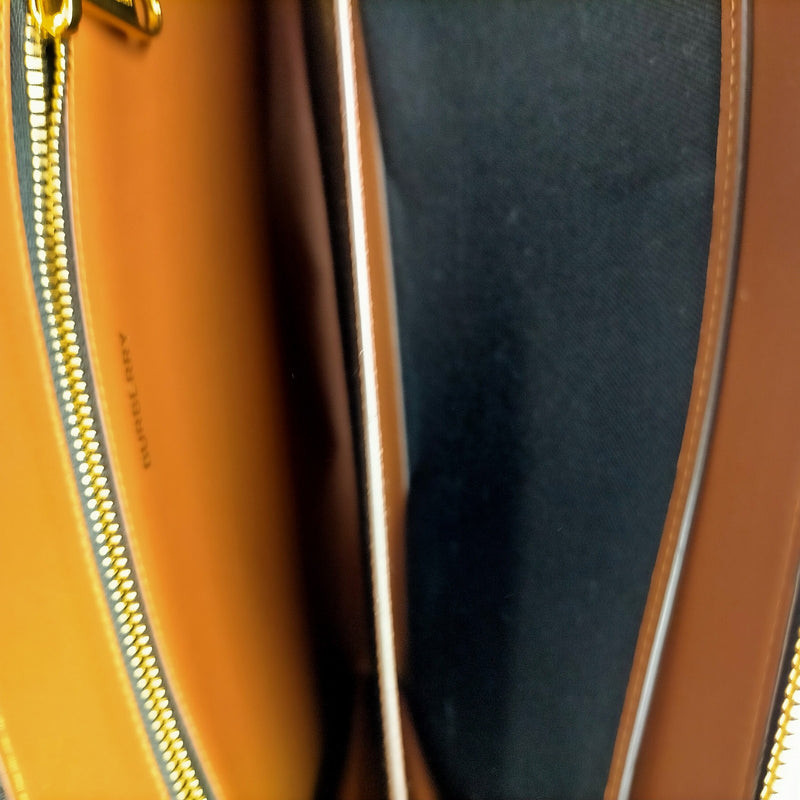 Burberry Clutch Bag Brown Pvc