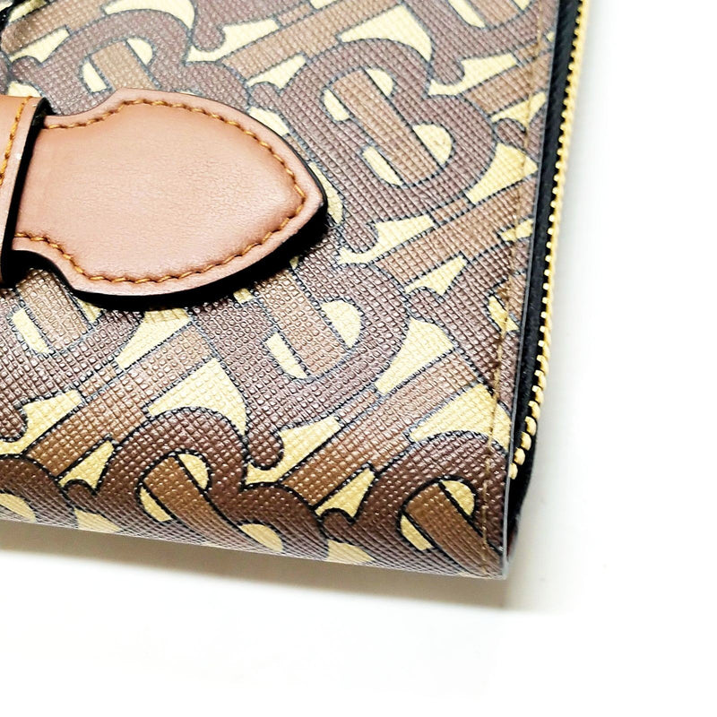 Burberry Clutch Bag Brown Pvc