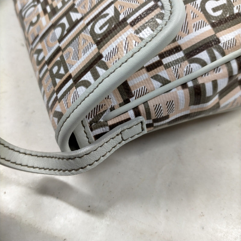 Ferragamo Hand Bag Beige Pvc