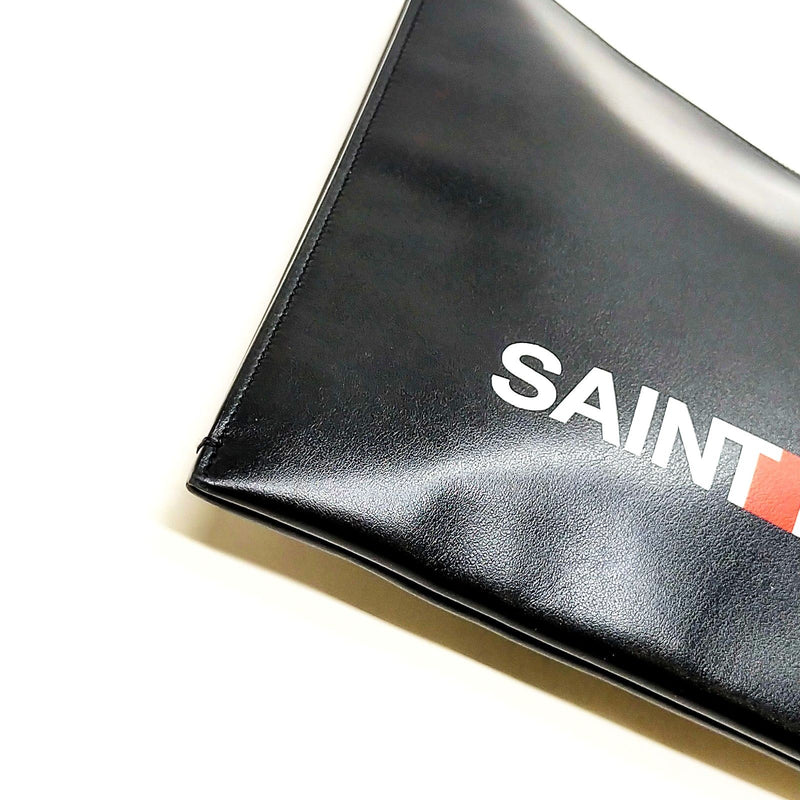 Saint Laurent Clutch Black Leather