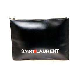 Saint Laurent Clutch Black Leather