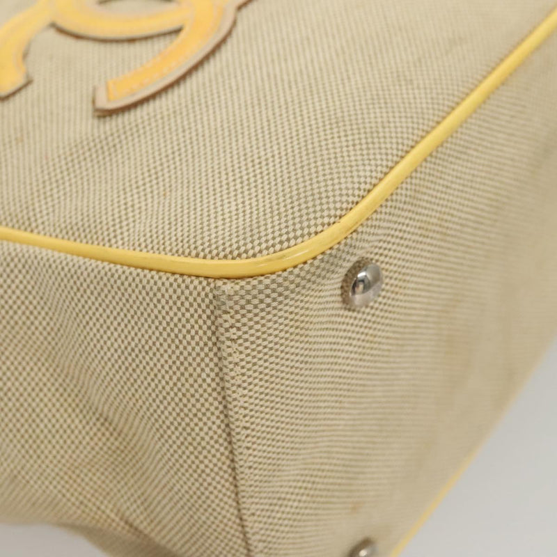 Chanel Camelia Choco Bar Hand Bag Canvas