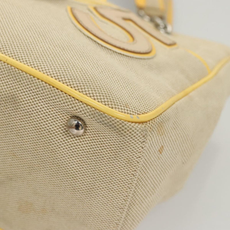Chanel Camelia Choco Bar Hand Bag Canvas