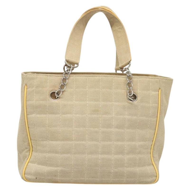 Chanel Camelia Choco Bar Hand Bag Canvas