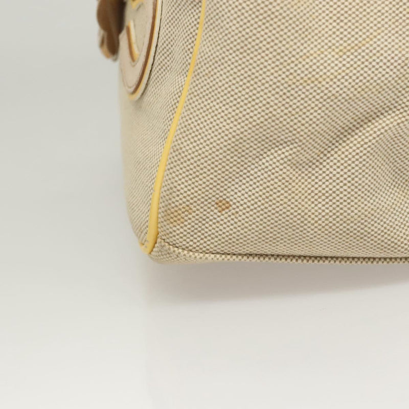 Chanel Camelia Choco Bar Hand Bag Canvas