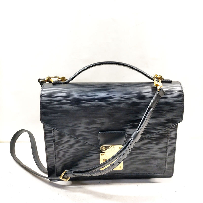Louis Vuitton Lv Hand Bag Monceau Black