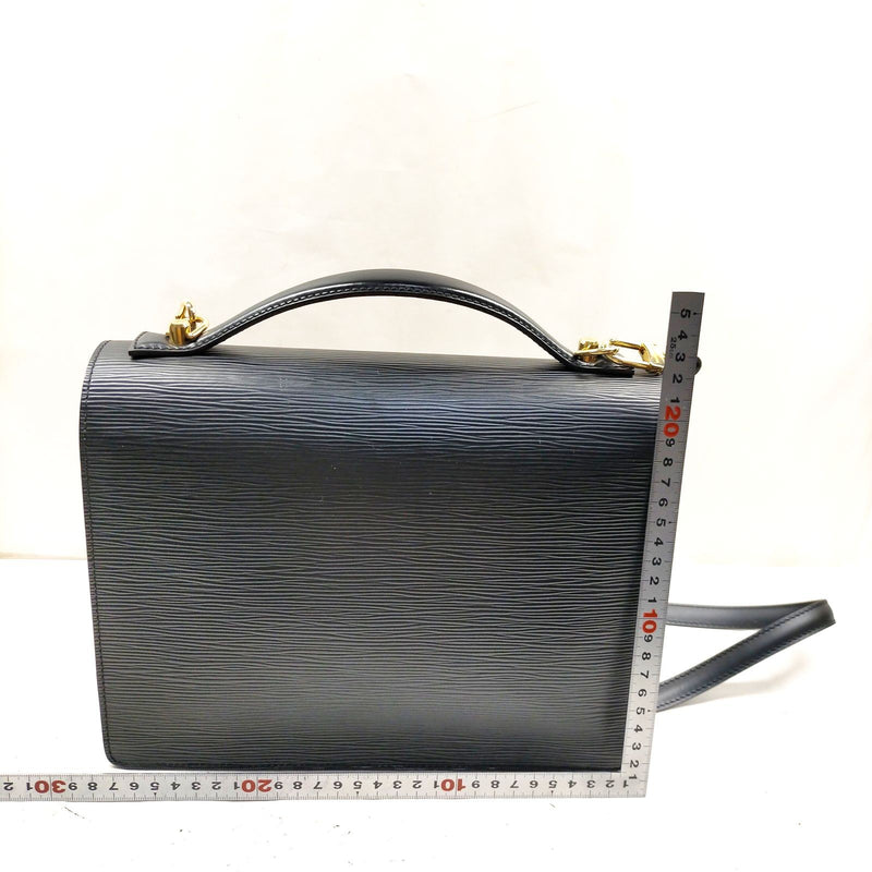 Louis Vuitton Lv Hand Bag Monceau Black