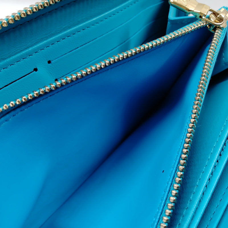 Louis Vuitton Lv Long Wallet Blue